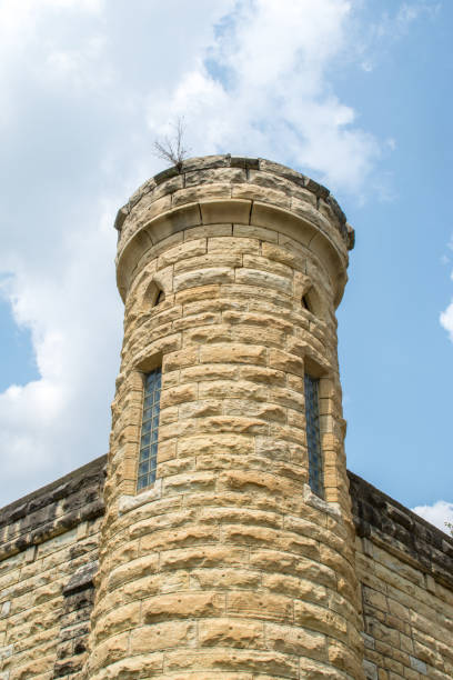 istock Old abandoned prison/jail in Illinois, USA. 1134118142
