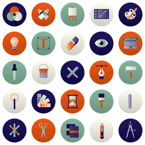 illustrations, cliparts, dessins animés et icônes de graphisme design icon set - computer icon healthcare and medicine symbol gradient