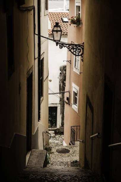 istock Old alley Lisbon 1134121176