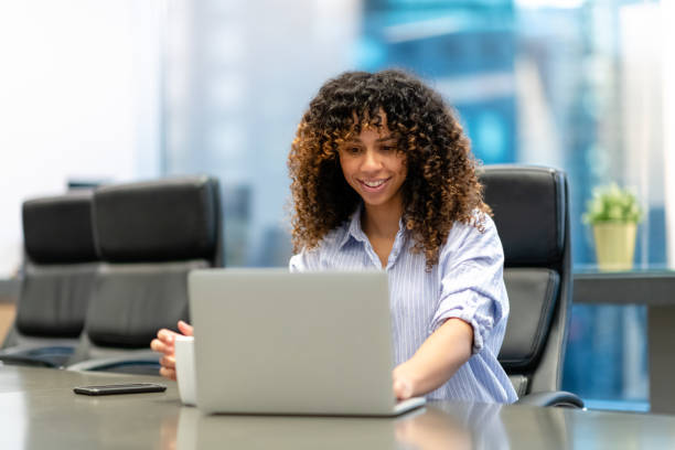 istock Business woman in the office 1134123225