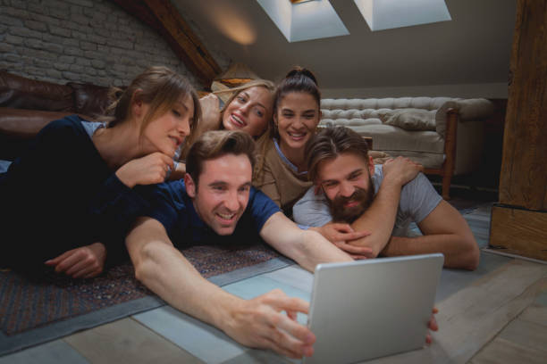 istock Friends have selfie time 1134123384