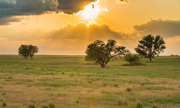 istock Sunset over the eastern plain of Colorado 1134127074