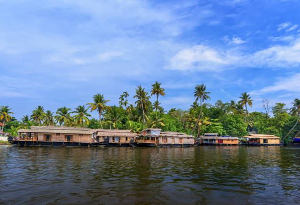 istock River view and boat in Kerala's Backwaters, India. 1134127101