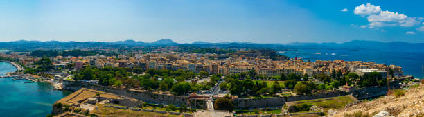 istock Kerkira town panorama, Corfu, Greece 1134133093