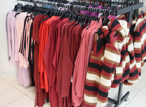 istock Clothing Rack in a Store 1134136971