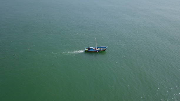 istock Fishing boat in the ocean 1134145722