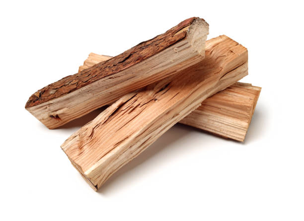 istock Pile of firewood isolated on a white background 1134152686