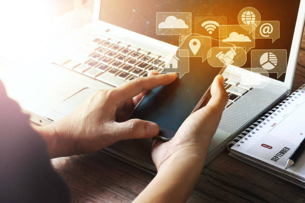 istock Business people use smartphones 1134153701