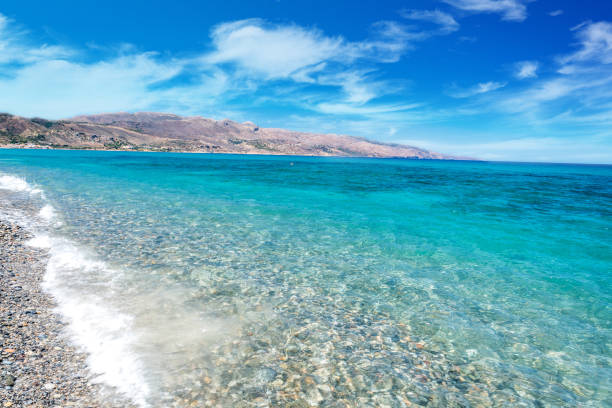 istock Ocean beach on the Crete 1134159329