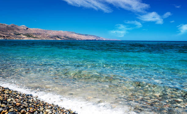 istock Ocean beach on the Crete 1134159855