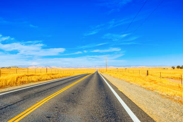 istock Endless American asphalt roads in Arizona state. 1134163005
