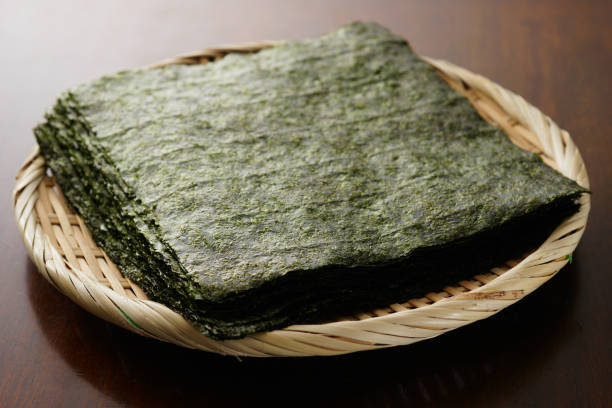 Japanese dried laver. Japanese dried laver. nori stock pictures, royalty-free photos & images