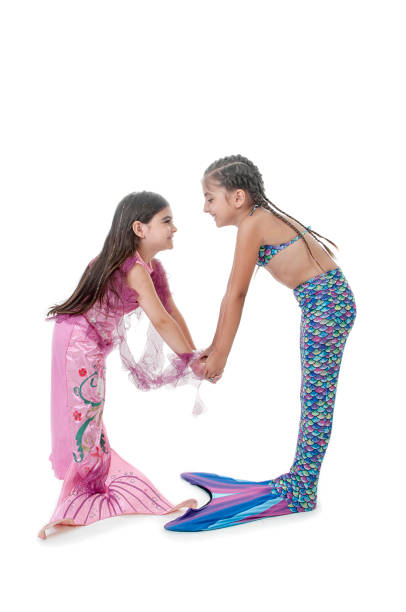 istock Little Mermaid Girls 1134164506
