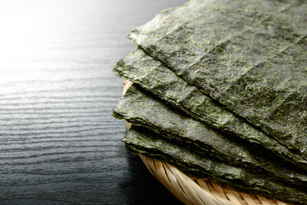 Japanese dried laver. Japanese dried laver. nori stock pictures, royalty-free photos & images