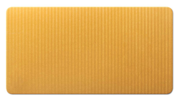 istock Golden paper texture on white background. Photo with clipping path. 1134168708