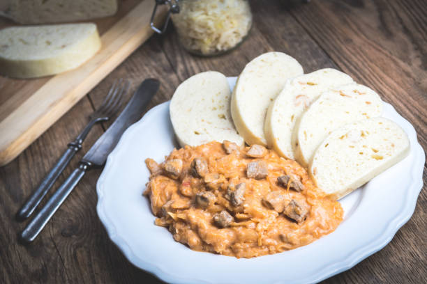 istock Hungarian goulash with sauerkraut 1134170144