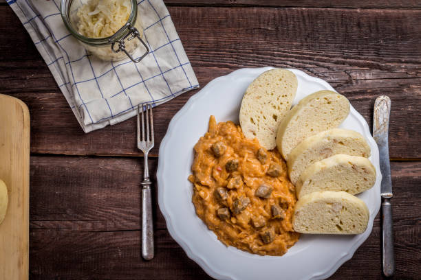 Hungarian goulash with sauerkraut