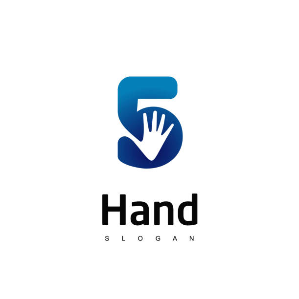 symbol pięciu rąk - high five stock illustrations