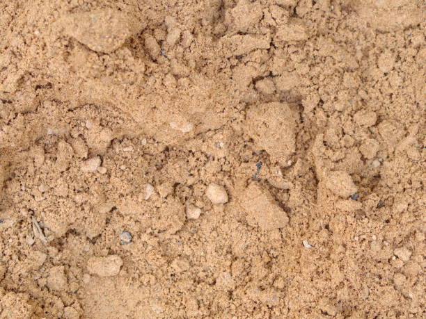 istock Closeup Sand Texture , Bulding Material for Construction in Thailand. 1134181374