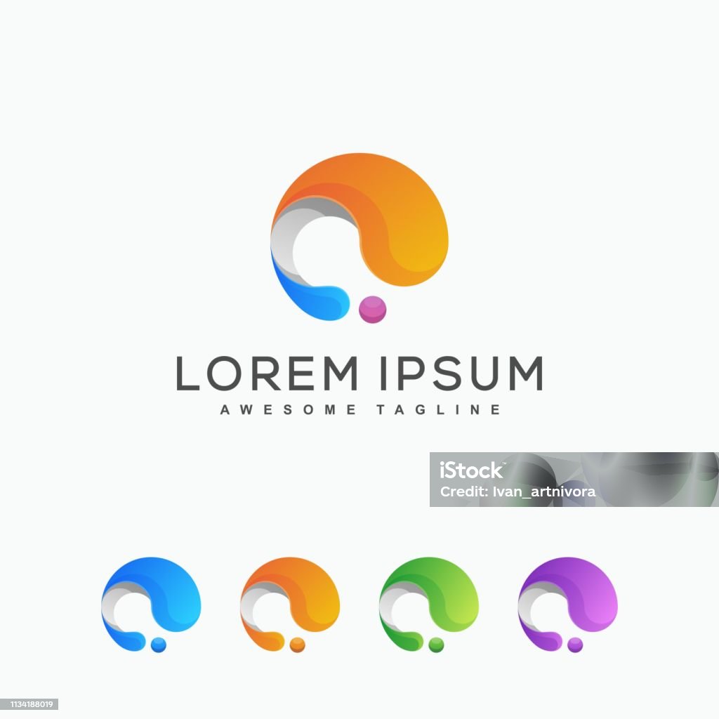 Abstract Abstract Flow Illustration Vector Design Template Stock ...