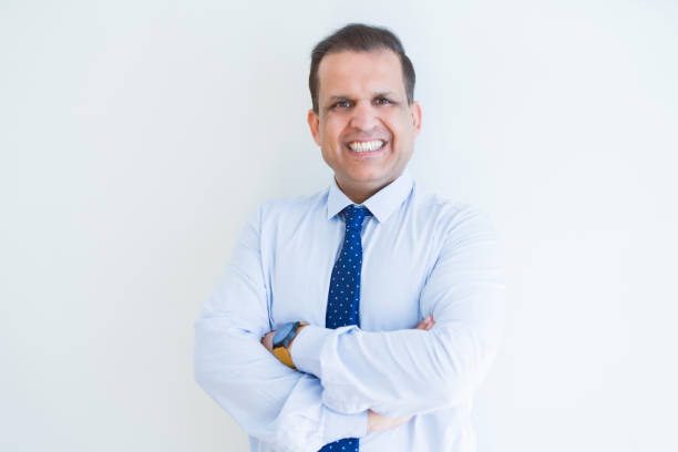 istock Middle age business man smiling to the camera 1134191011