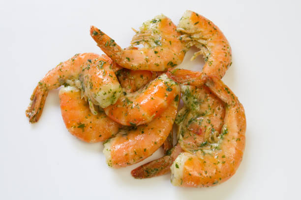 istock Shrimp with garlic and parsley 1134191449