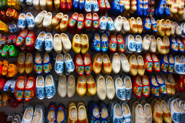 making classic Dutch clog at the factory
