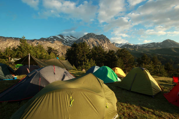 istock Traditional Summer Tent Camp 1134202456