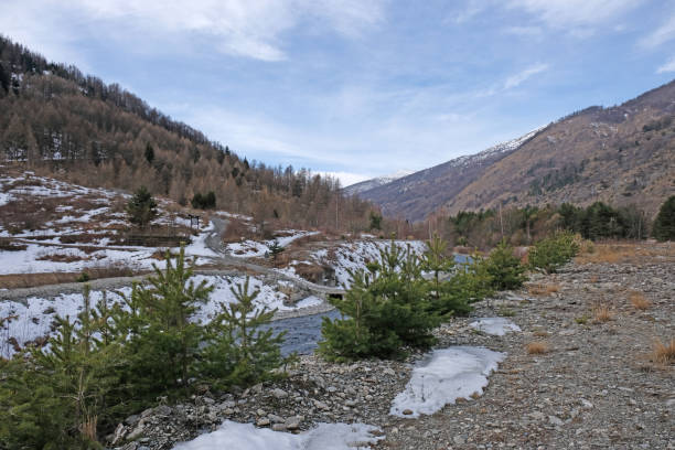 istock forest and river, from Pourrieres to Fraisse 1134205818