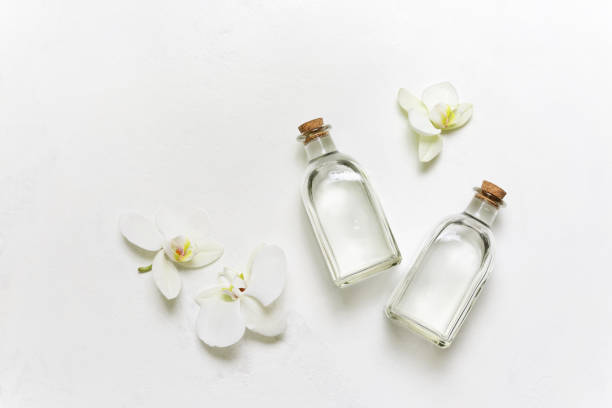 el concepto cosmético natural de spa - beauty spa spa treatment health spa orchid fotografías e imágenes de stock