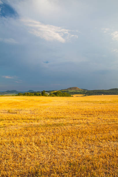 Before storm in Czech Bohemian Highlands, Czech Republic.