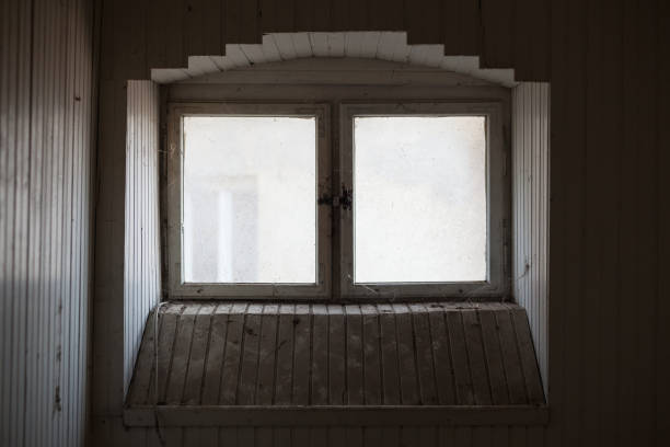istock Old Dark and Dirty Window 1134222118