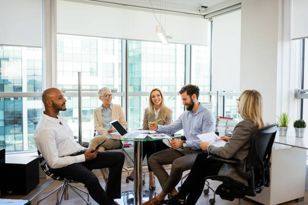 istock Business is built on successful business collaboration 1134227897