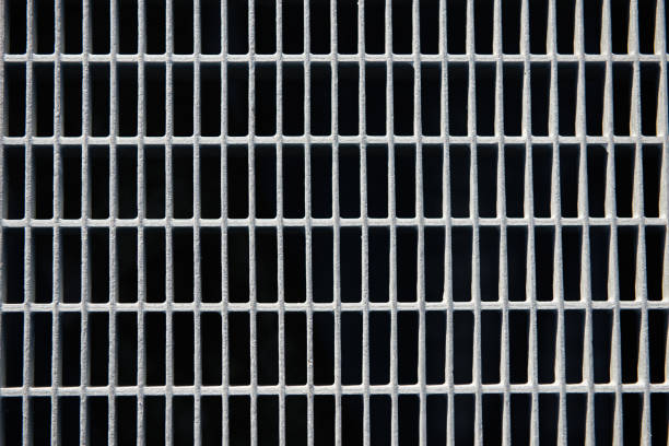 istock Metal lattice with small cells grid 1134228612
