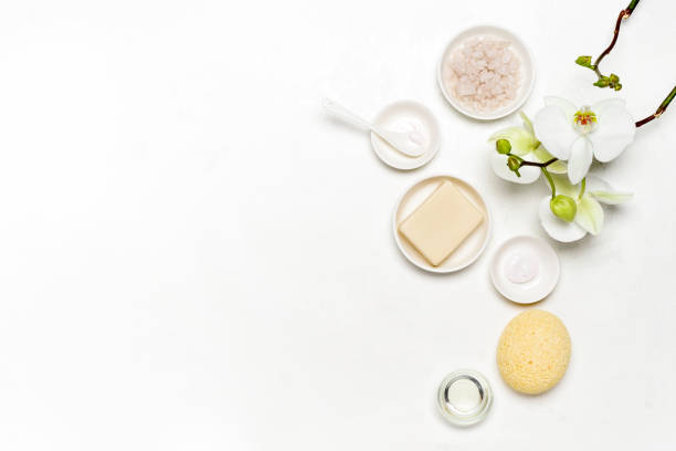 istock Spa natural cosmetic products background 1134231052