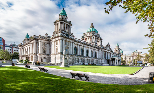 Belast City Hall in Northern Ireland, UK