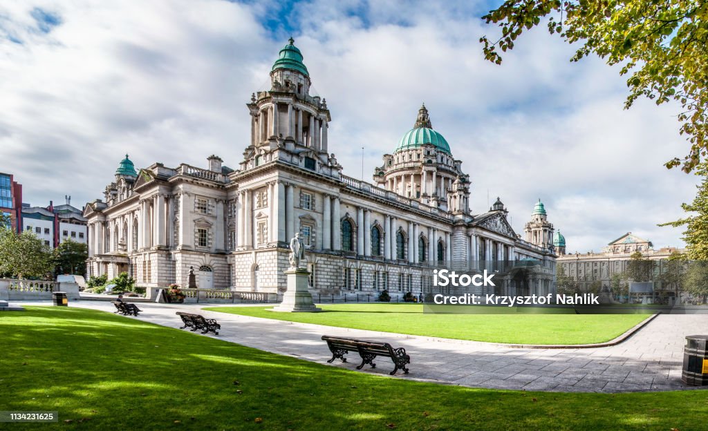 Belfast City Hall Belast City Hall in Northern Ireland, UK Belfast Stock Photo