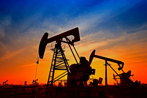 istock The oil pump, industrial equipment 1134232479