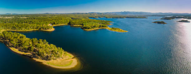 istock Aerial panoramic image of Sansonvale lake, Brisbane, Australia 1134233973