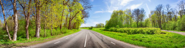 istock Road panorama on sunny summer day 1134233976