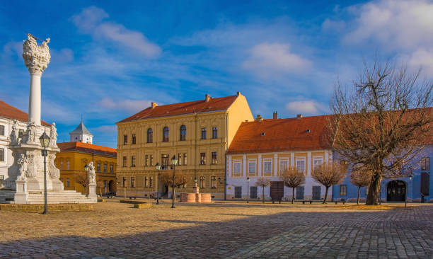 istock Trg Sv Trojstva in Osijek in Eastern Croatia 1134234366