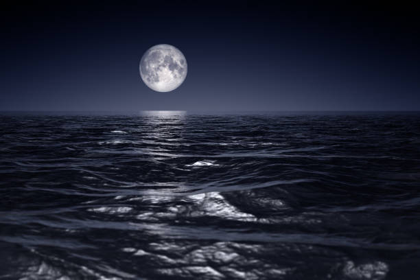 istock wide ocean waves horizon moon night background 1134236796