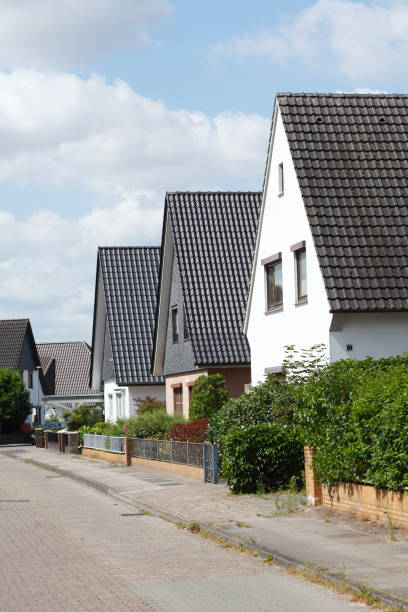 istock Modern residential building, detached house 1134239456