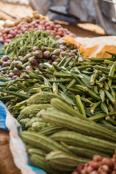 istock Market Stall Selling Fresh Vegetables 1134242504