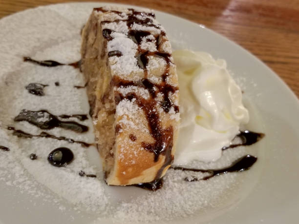 istock Apple strudel dessert at the Bratislava Flagship restaurant 1134247833