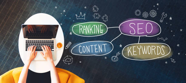 istock SEO concept with person using a laptop 1134248017
