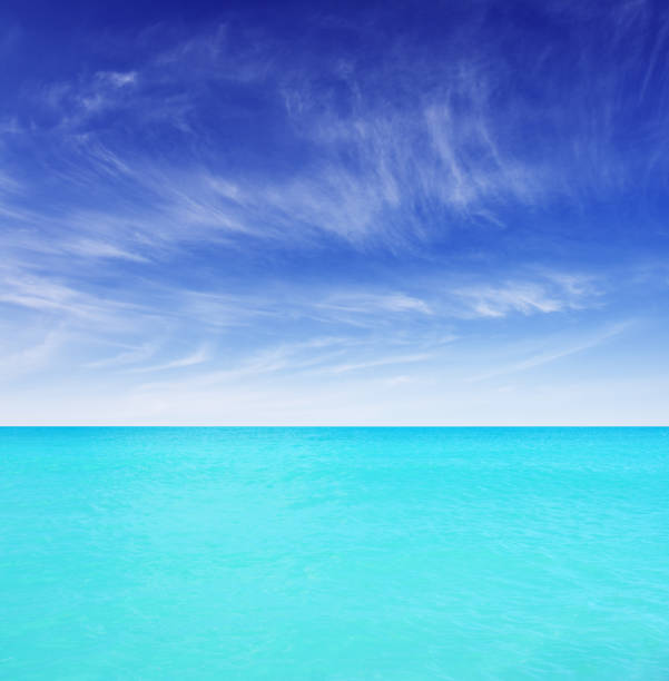 istock Seascape with beautiful clouds and turquoise ocean 1134251359