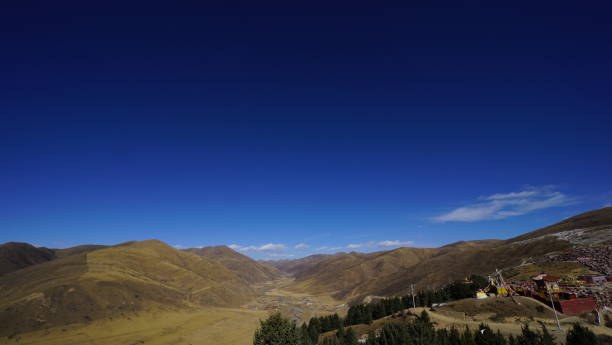 istock red house,buddha,blue sky,buddhist college 1134252527