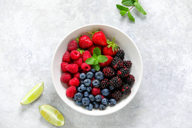 istock Fresh summer berries in a bowl 1134253668