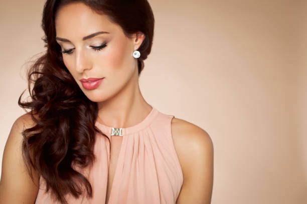 istock Young woman with brown hair 1134257810